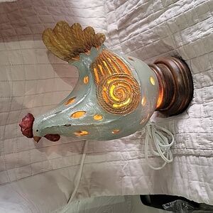 Hen/ Rooster lamp